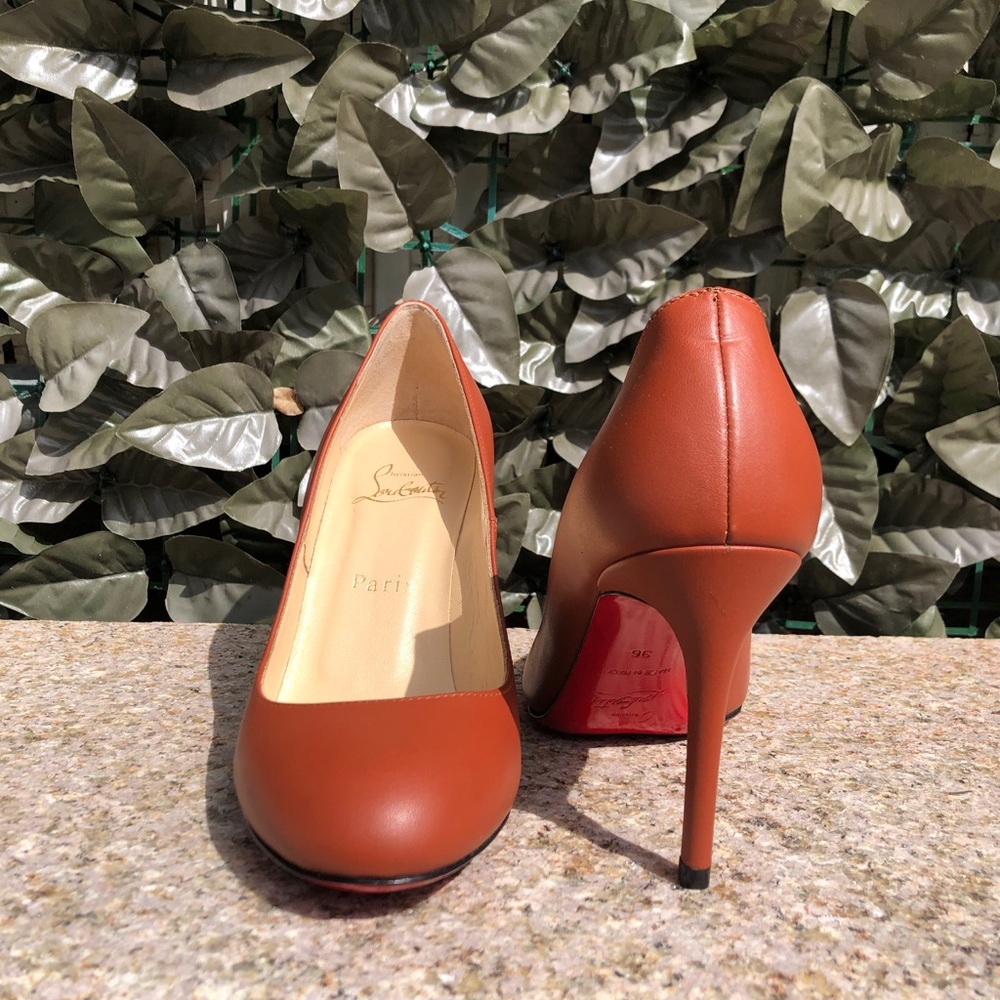 NEW Louboutin Fifi 80mm Brown (US 6)